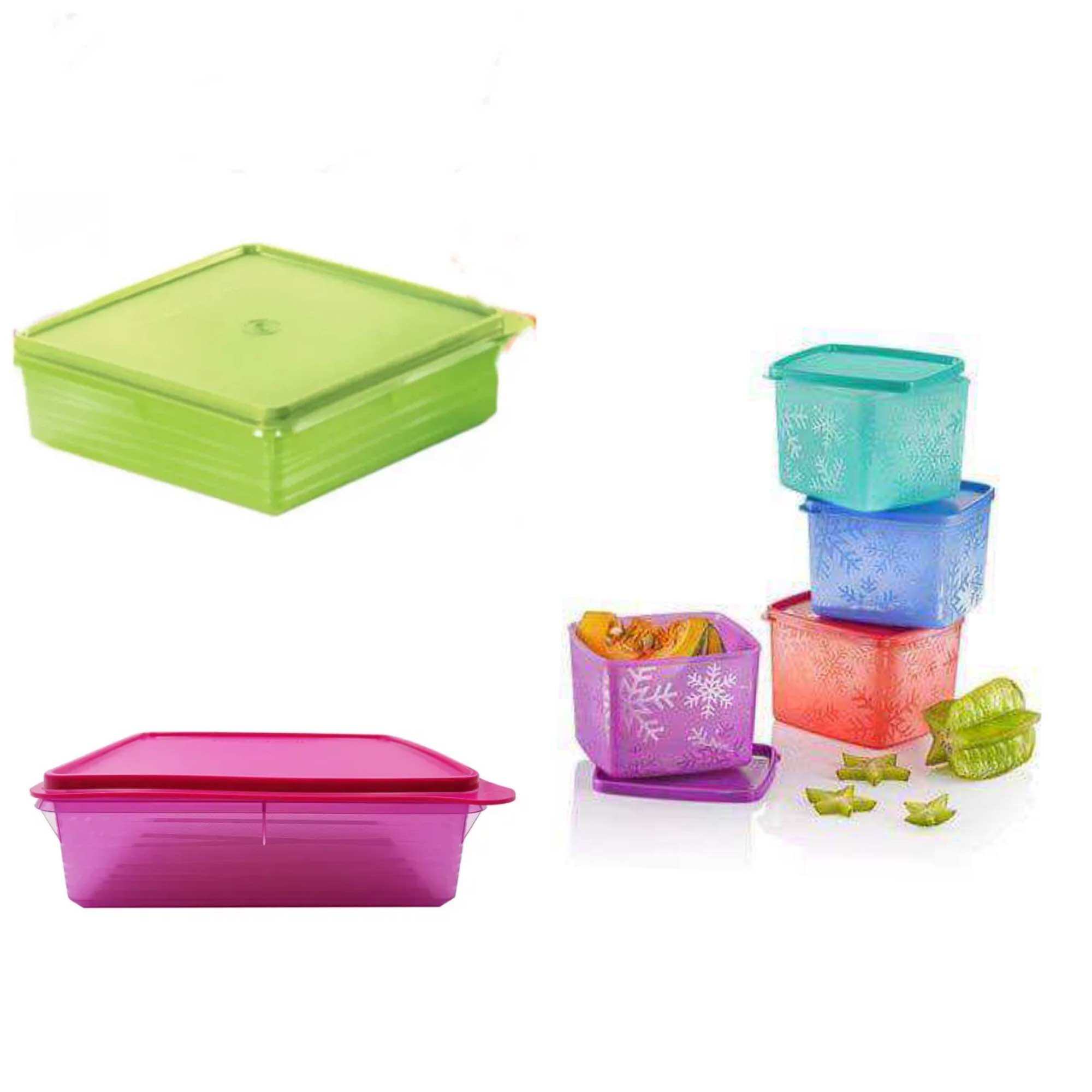 Offer Tupperware B B Mosaic Snack Stor L With Foc