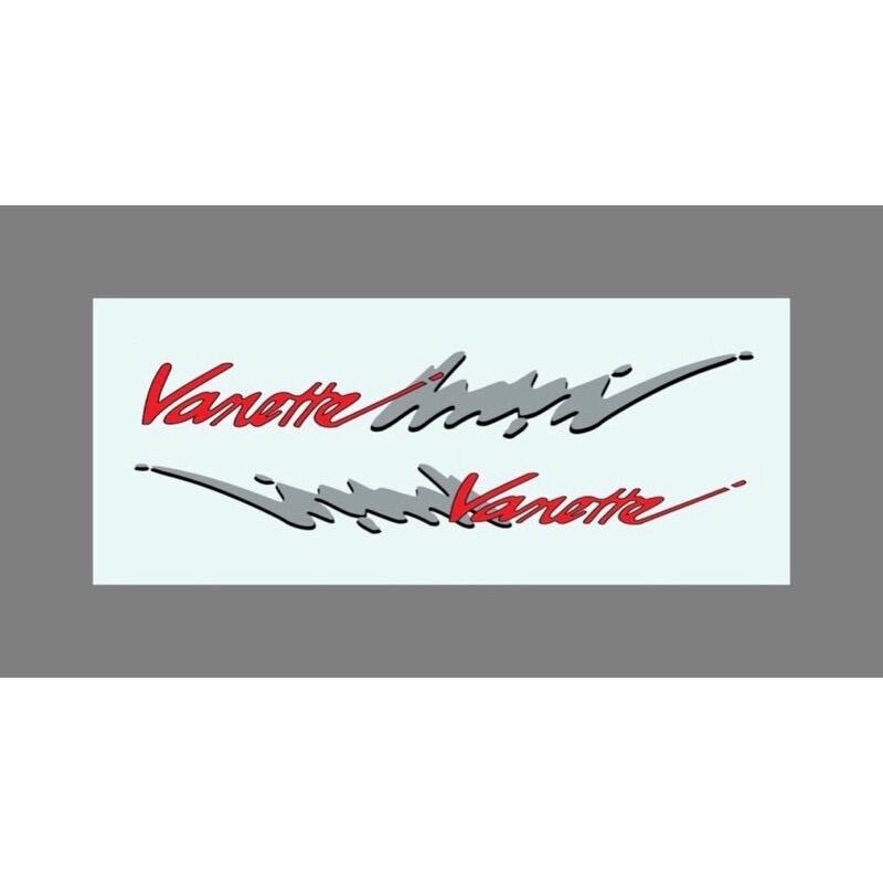 Ready Stock 2pc Van Vanette Car Body Side Vinyl Decal Sticker Lazada