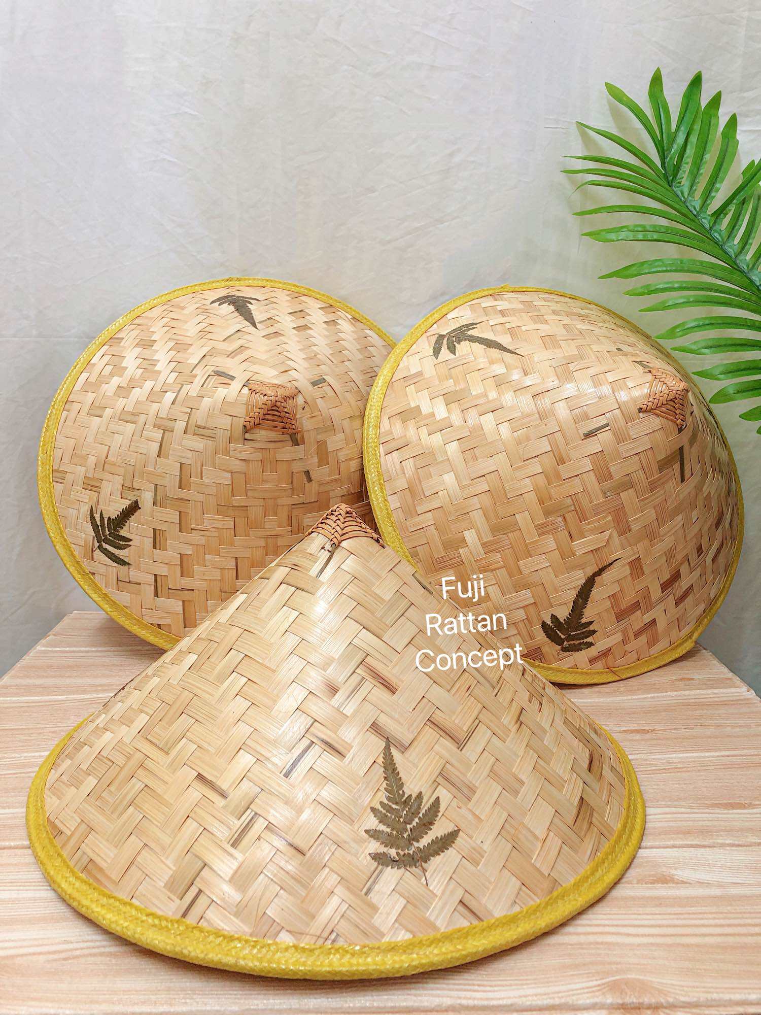 Bamboo Straw Mat Terendak Serbaguna Terendak Buluh Topi Buluh