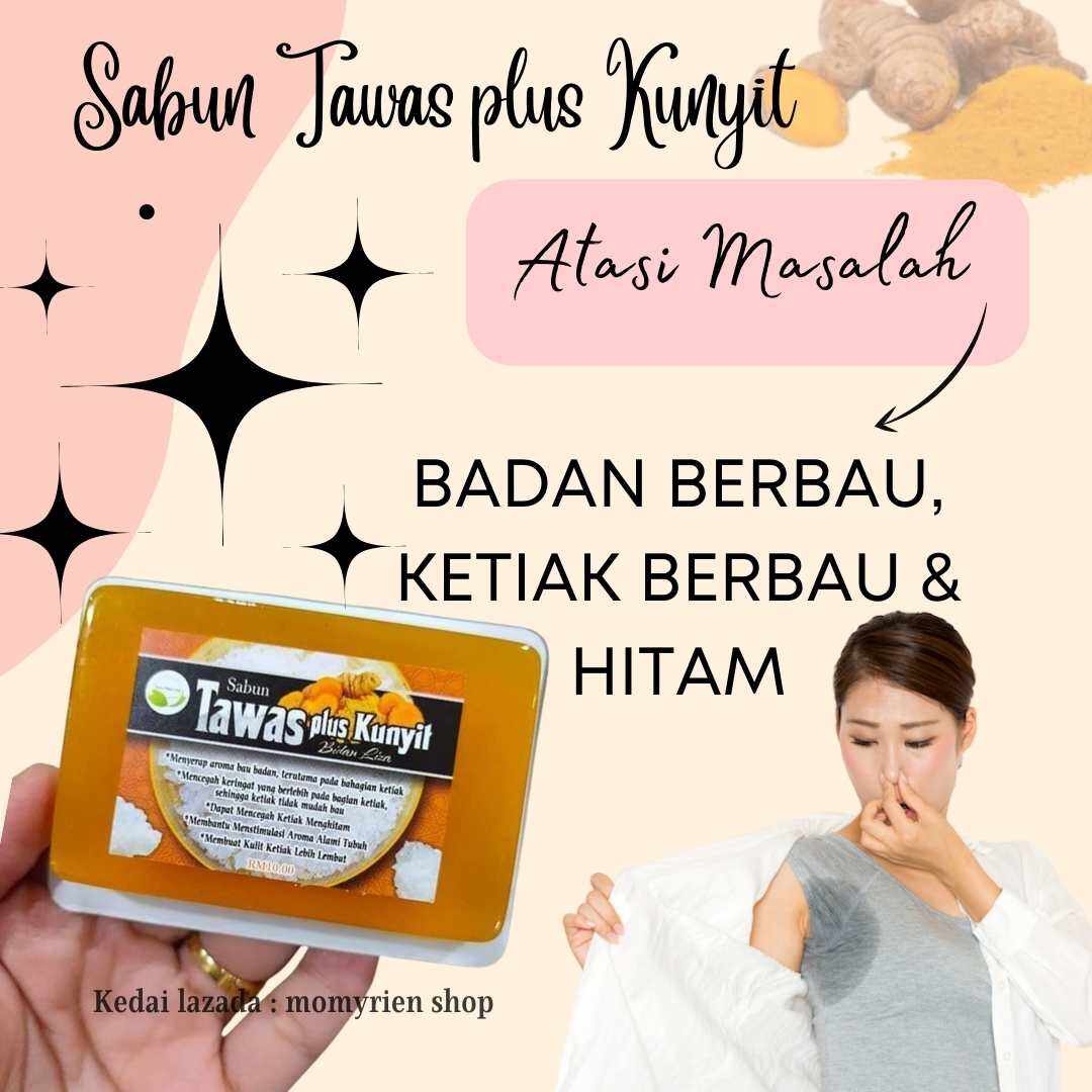 Sabun Tawas Plus Kunyit Sabun Ketiak Sabun Bau Badan Lazada