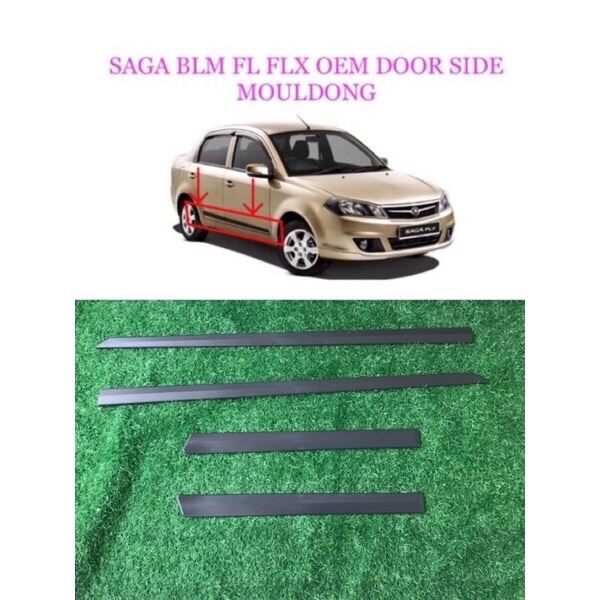 Proton Saga Blm Fl Flx Sv Oem Door Side Moulding Liner Lining Panel