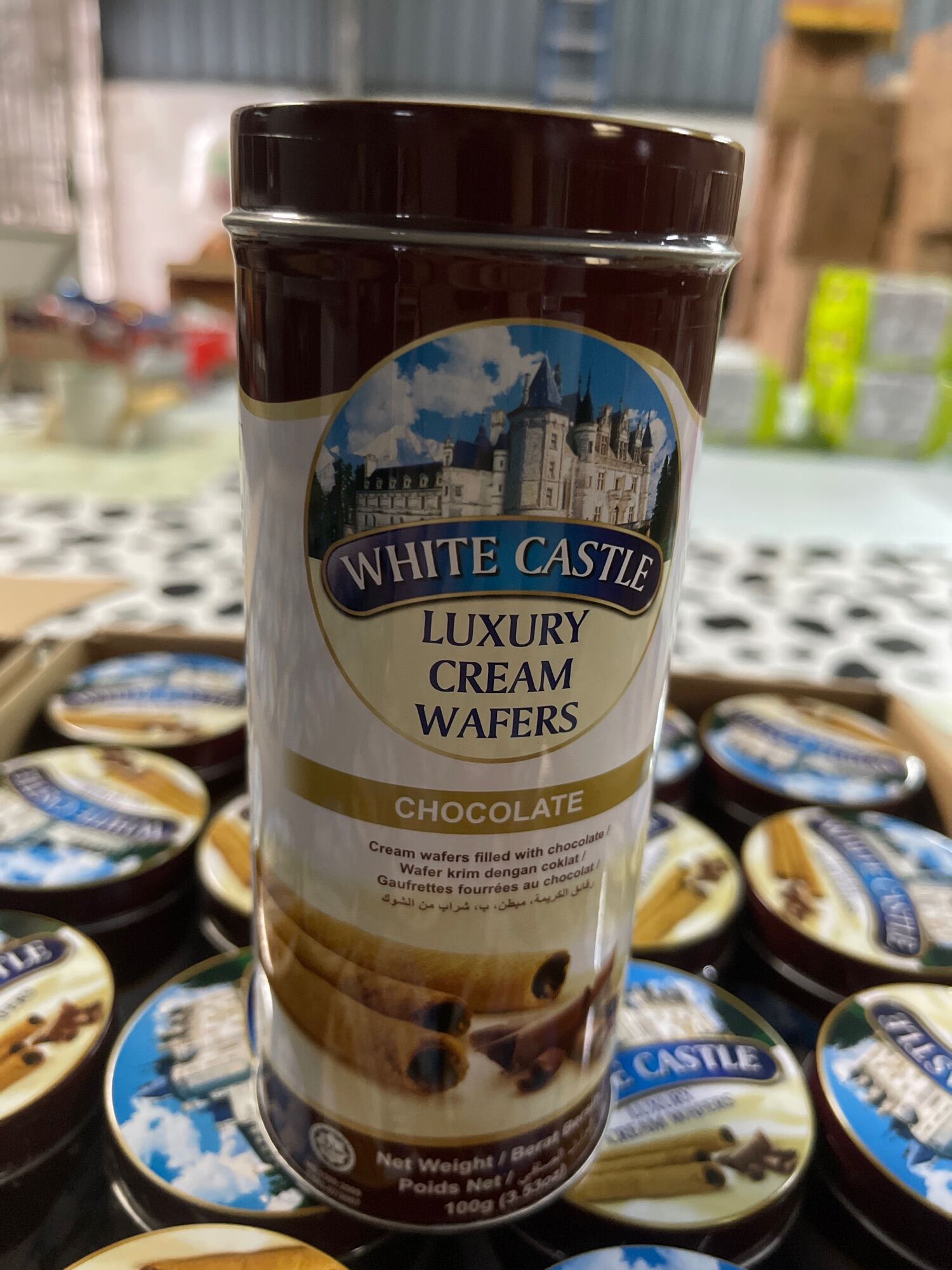 White Castle Luxury Cream Wafers Chocolate G Ready Stock Lazada