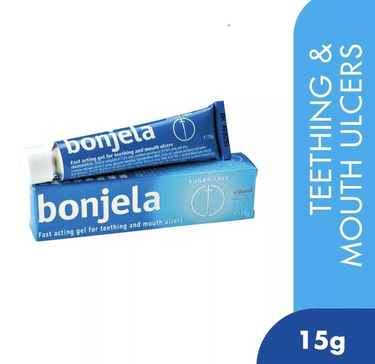 Bonjela 15g Sugar Free Fast Acting Gel For Teething And Mouth