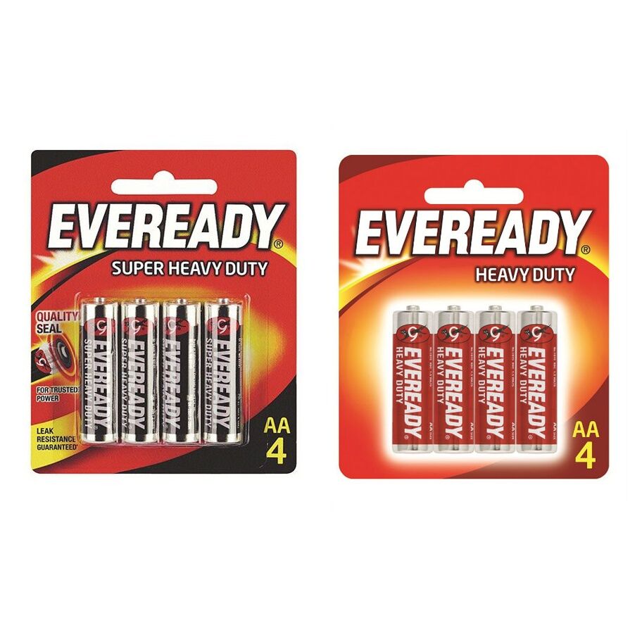 EVEREADY Battery HD Heavy Duty Or SHD Super Heavy Duty AA AAA