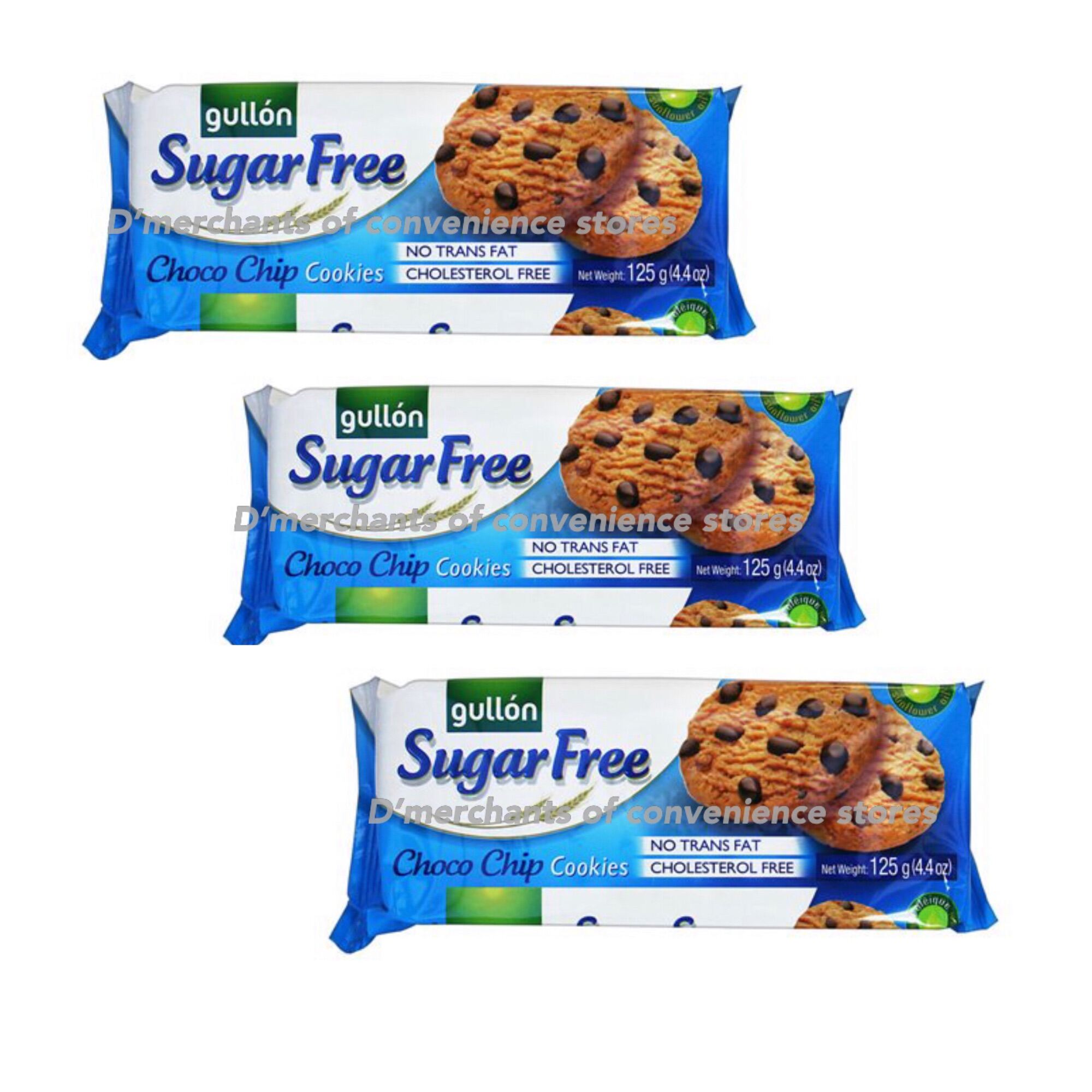 Gullon Sugar Free Choco Chip Cookies 125g X 3packs Lazada