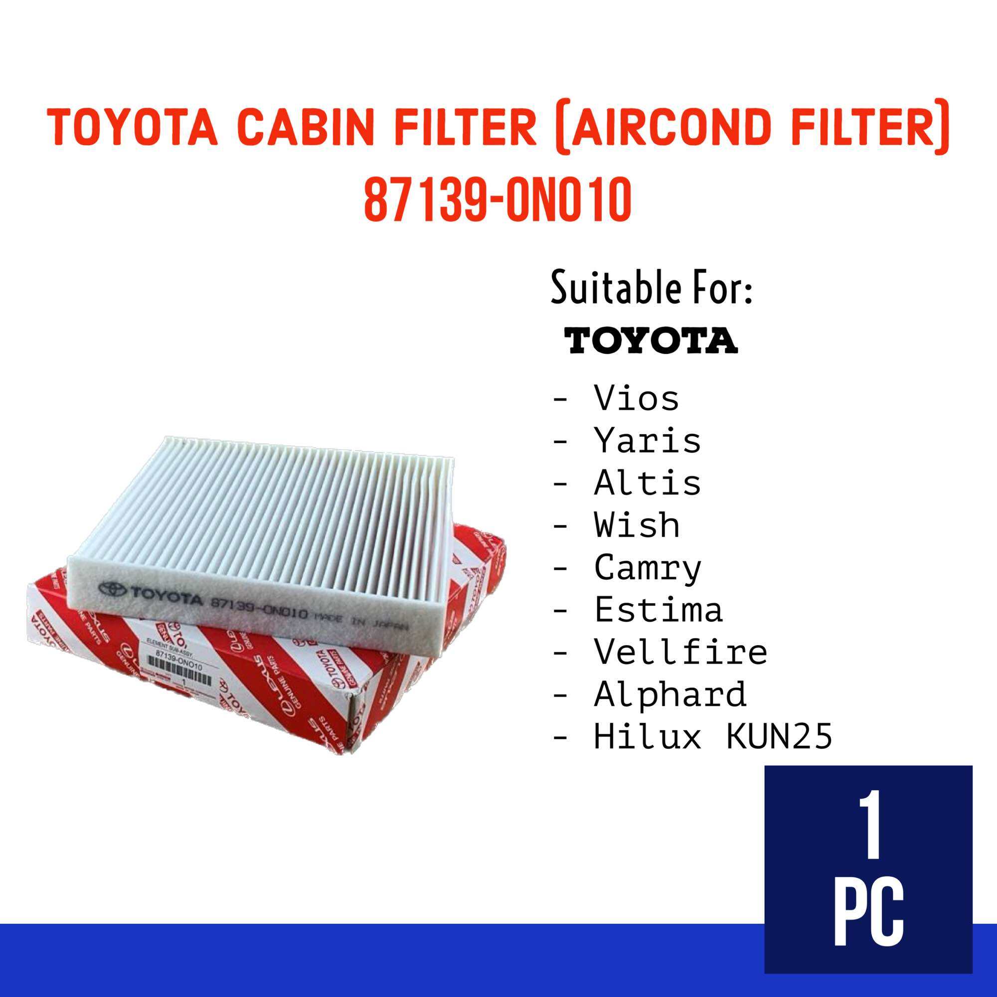 Originaltoyota On Aircond Cabin Filter Vios Yaris