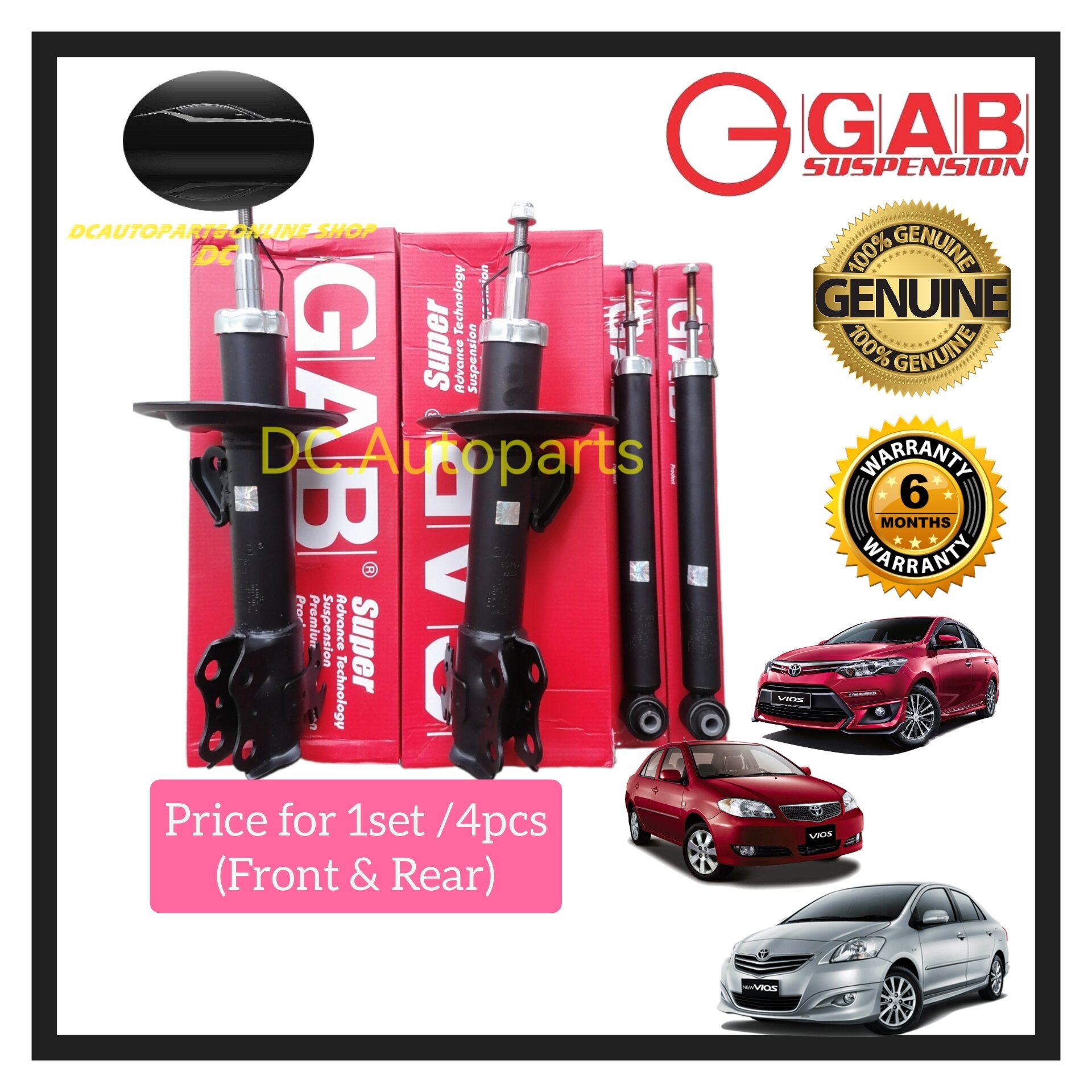 GAB SUPER TOYOTA VIOS YARIS PRIUS C 1 5 NHP10 NCP42 NCP93 NCP150 NSP151