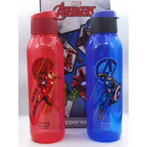 Tupperware Avengers Eco Bottle 750ml Ready Stock Lazada