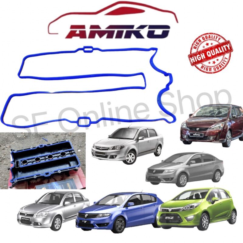 Amiko Silicone Valve Cover Gasket Proton Exora Bold Saga BLM FL FLX