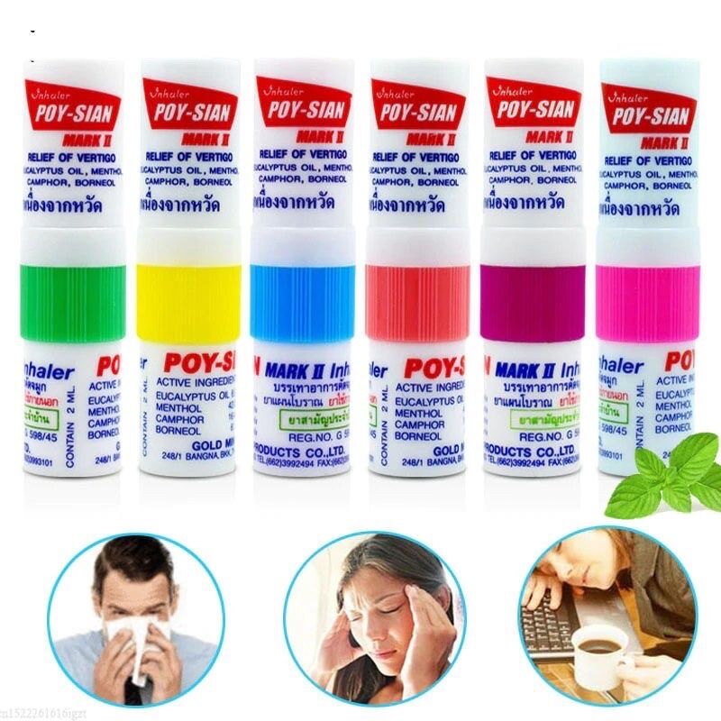 Thailand Nasal Inhaler Poy Sian Mark Herbal Nasal Inhaler Poy Sian