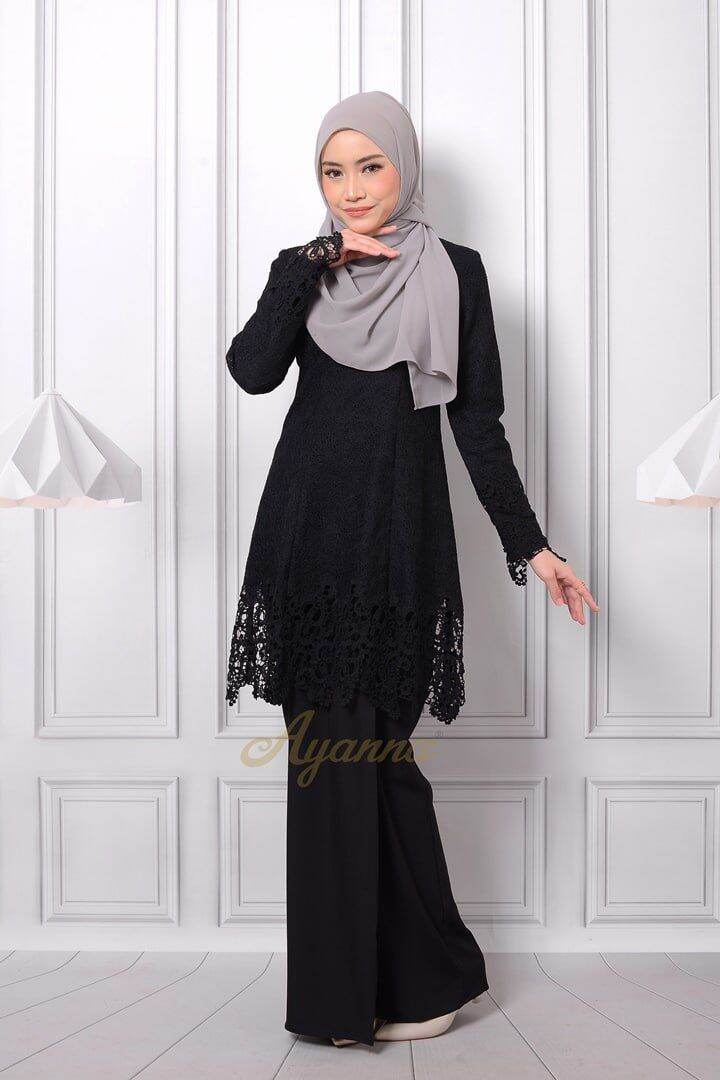 Baju Raya Asyaa Lace Kurung Part Lazada