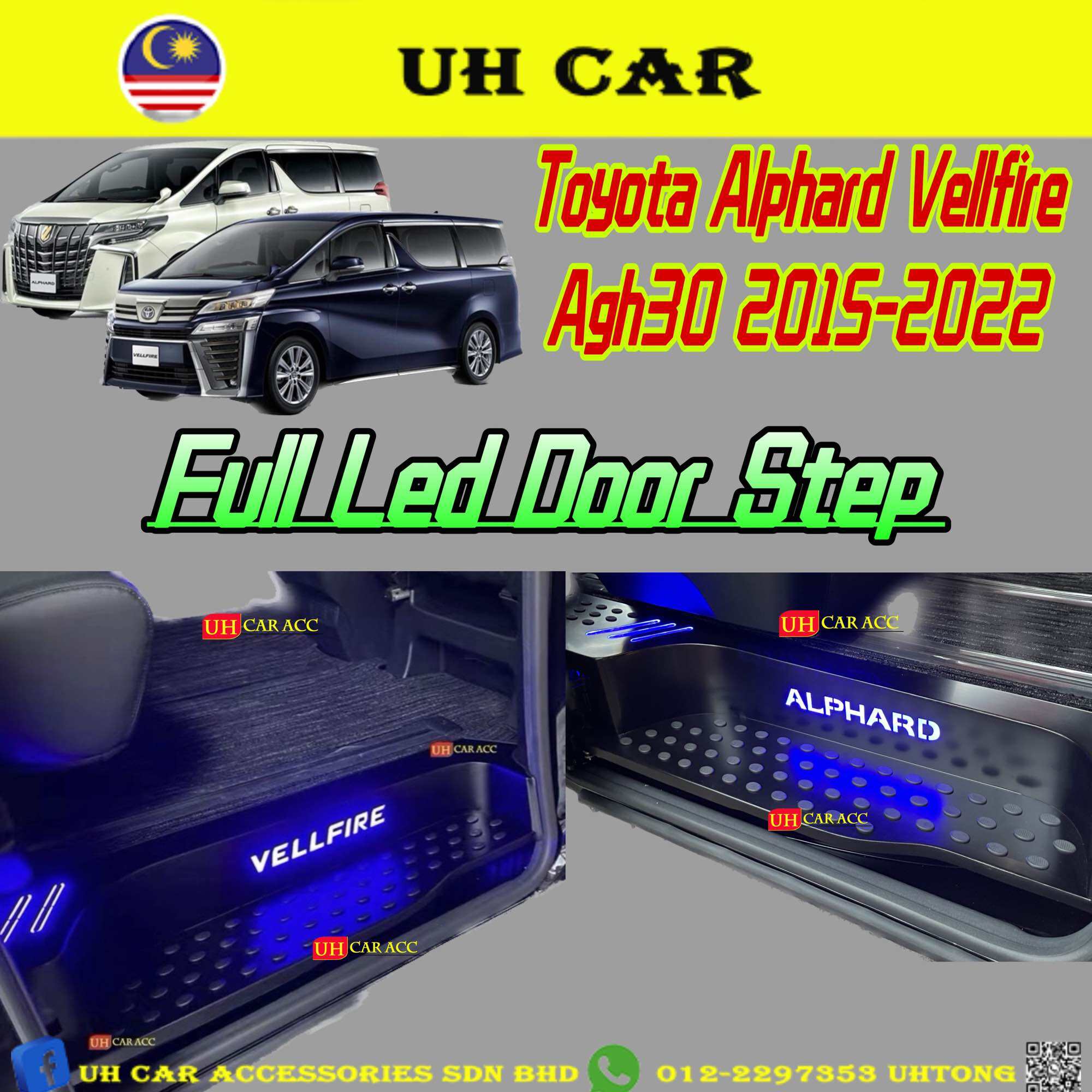 Toyota Vellfire Alphard Agh Full Led Door Step Side Step