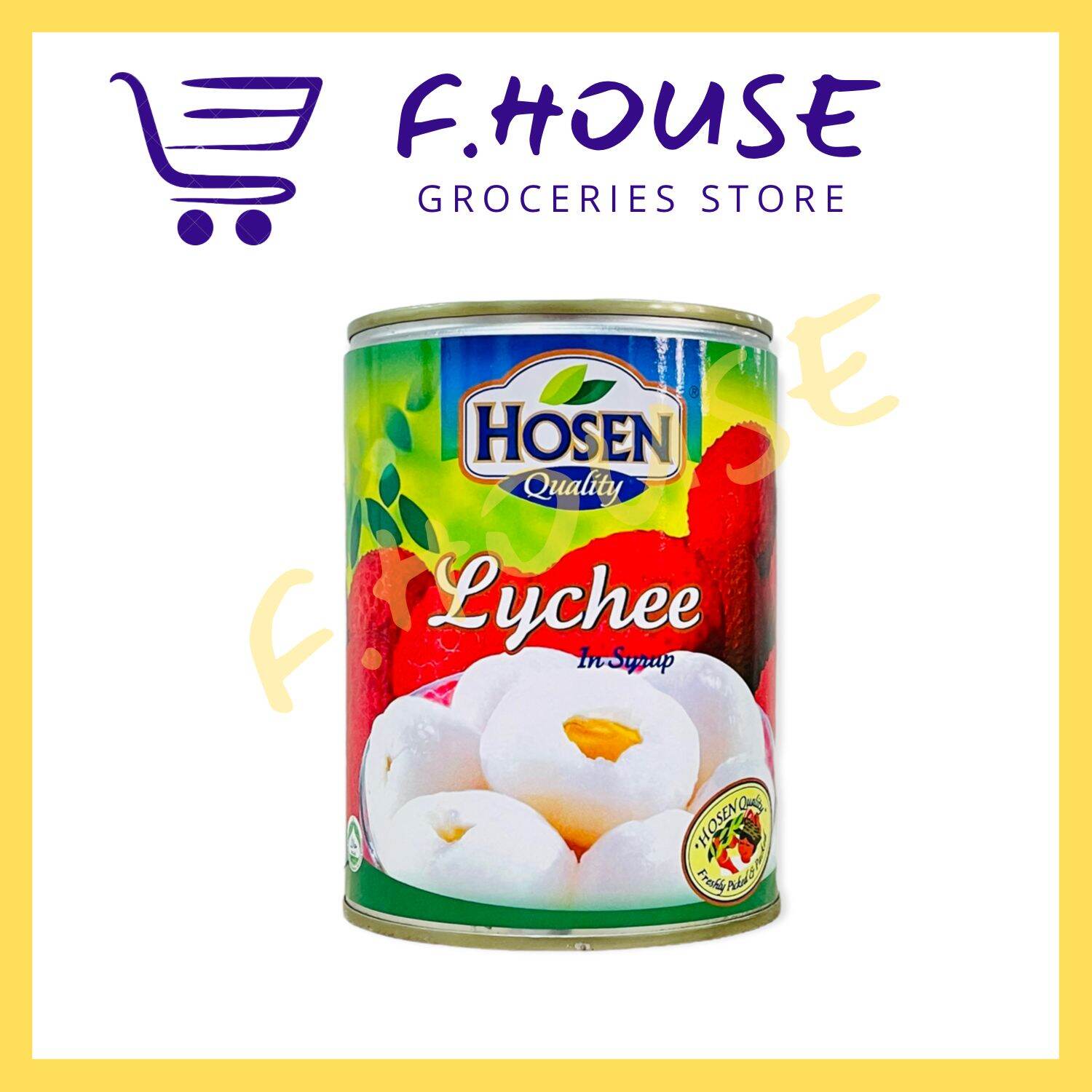 Hosen Longan Lychee In Syrup G Lazada