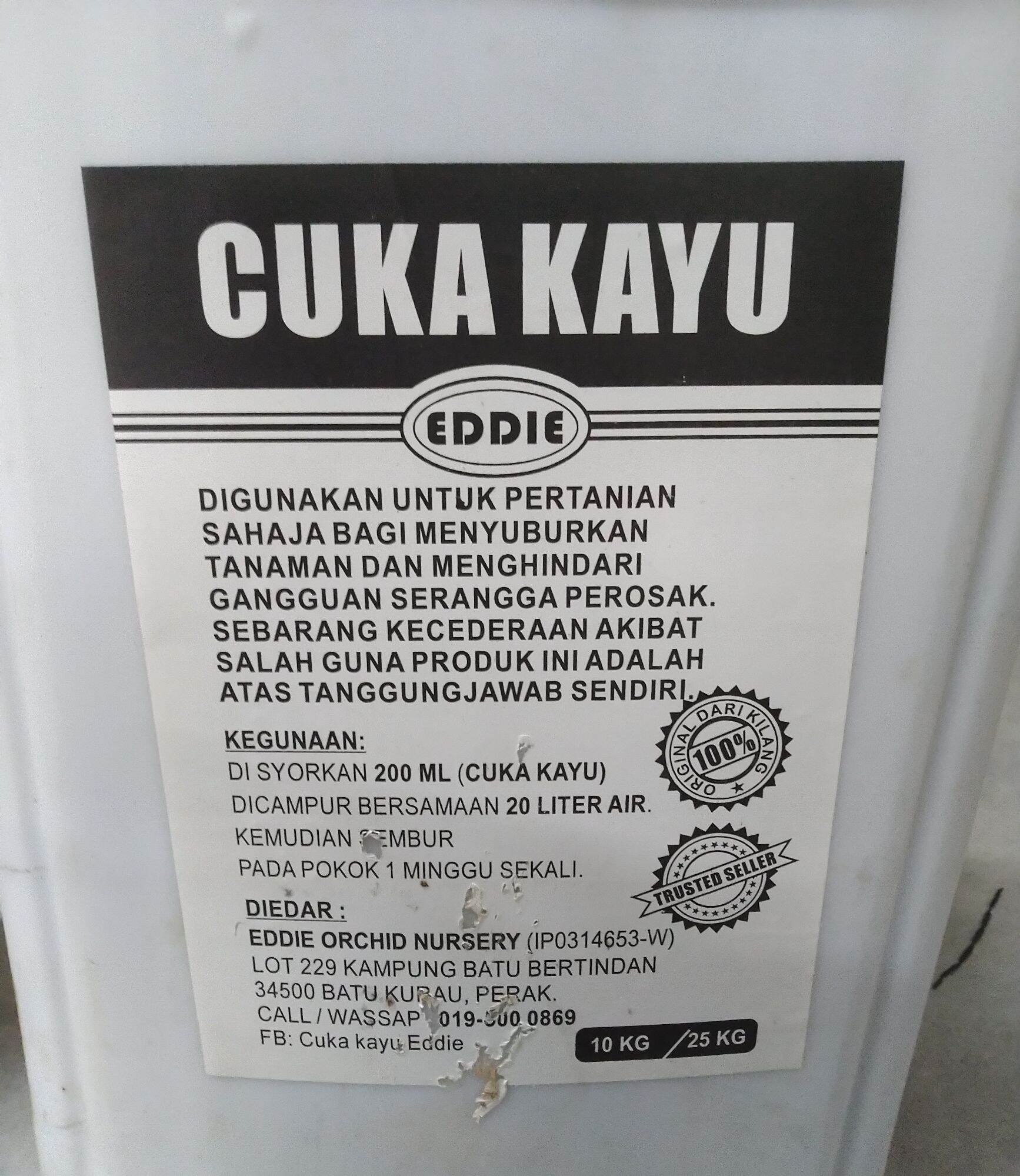 Racun Organik Pati Cuka Kayu Wood Vinegar Lazada