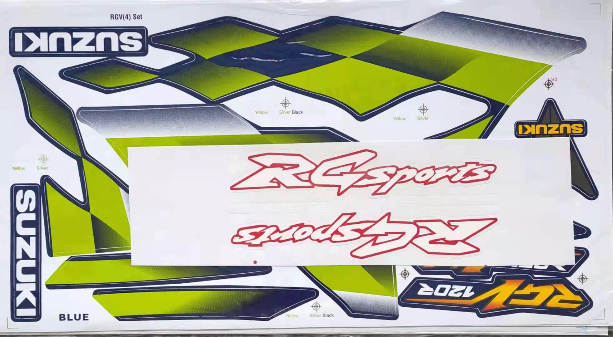 Suzuki RGV 120 4 Body Sticker Lazada