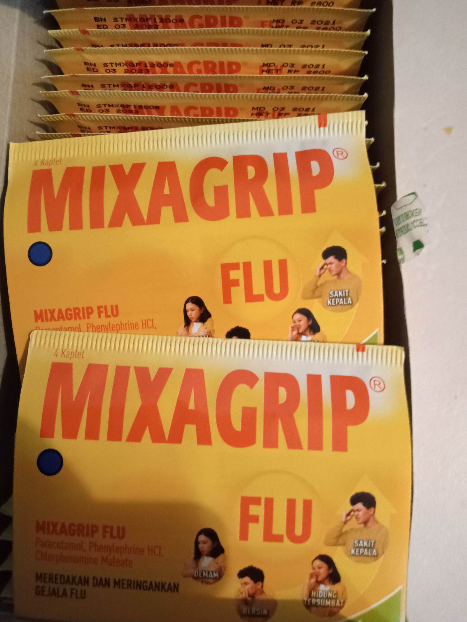 MIXAGRIP Flu 4 Tablet Lazada