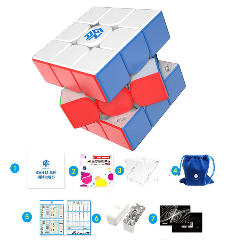 GAN 12 Maglev UV Stickerless Magnetic Speed Cube 3x3 Speedcube 3x3x3