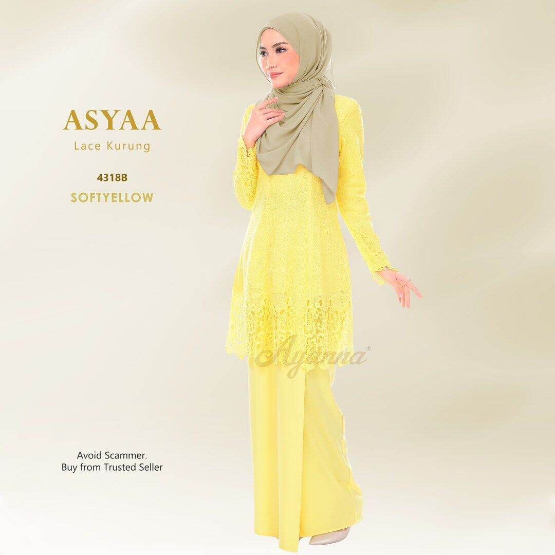 Baju Raya 2024 Asyaa Lace Kurung Part 2 Lazada