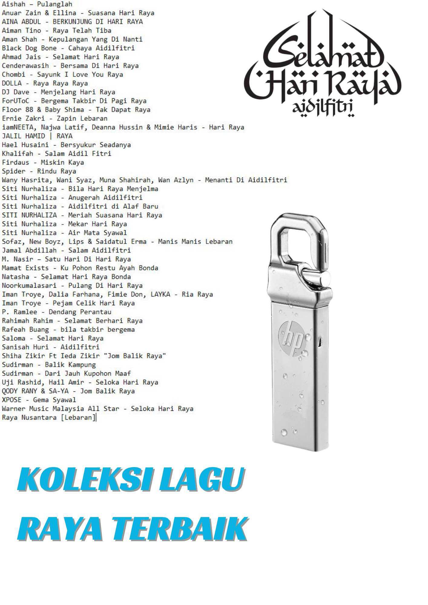 PENDRIVE LAGU RAYA 2024 Lazada