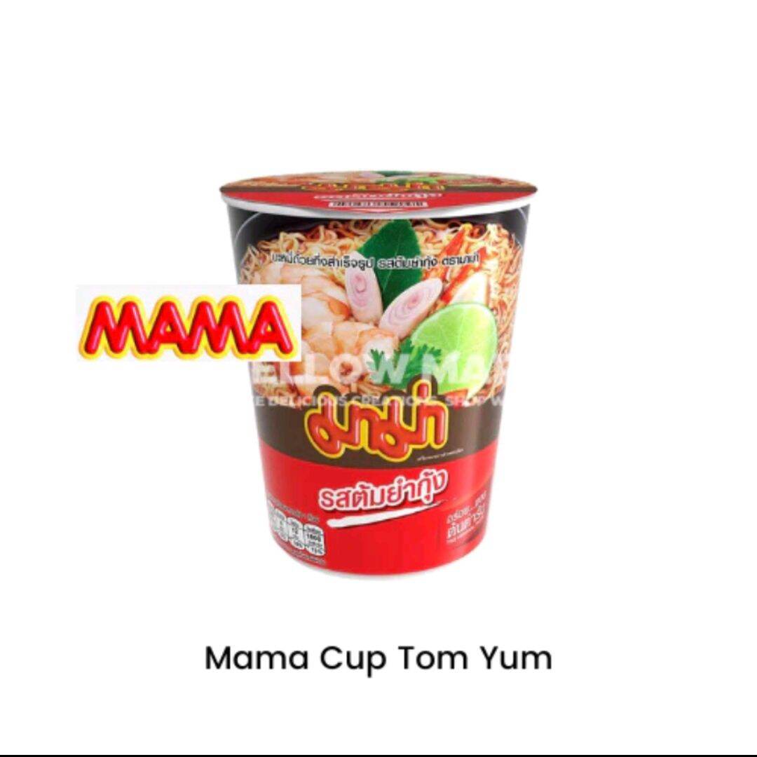 Thailand Mama Instant Cup Noodles Shrimp Tom Yam Shrimp Tomyam Shrimp