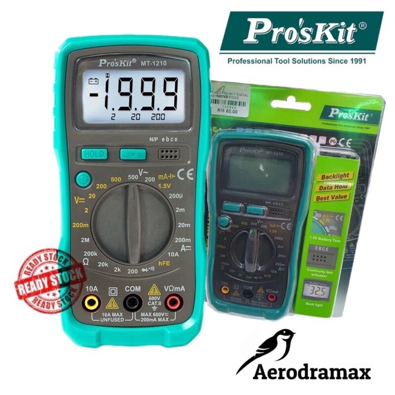 ProsKit MT 1210 Digital Multimeter Lazada