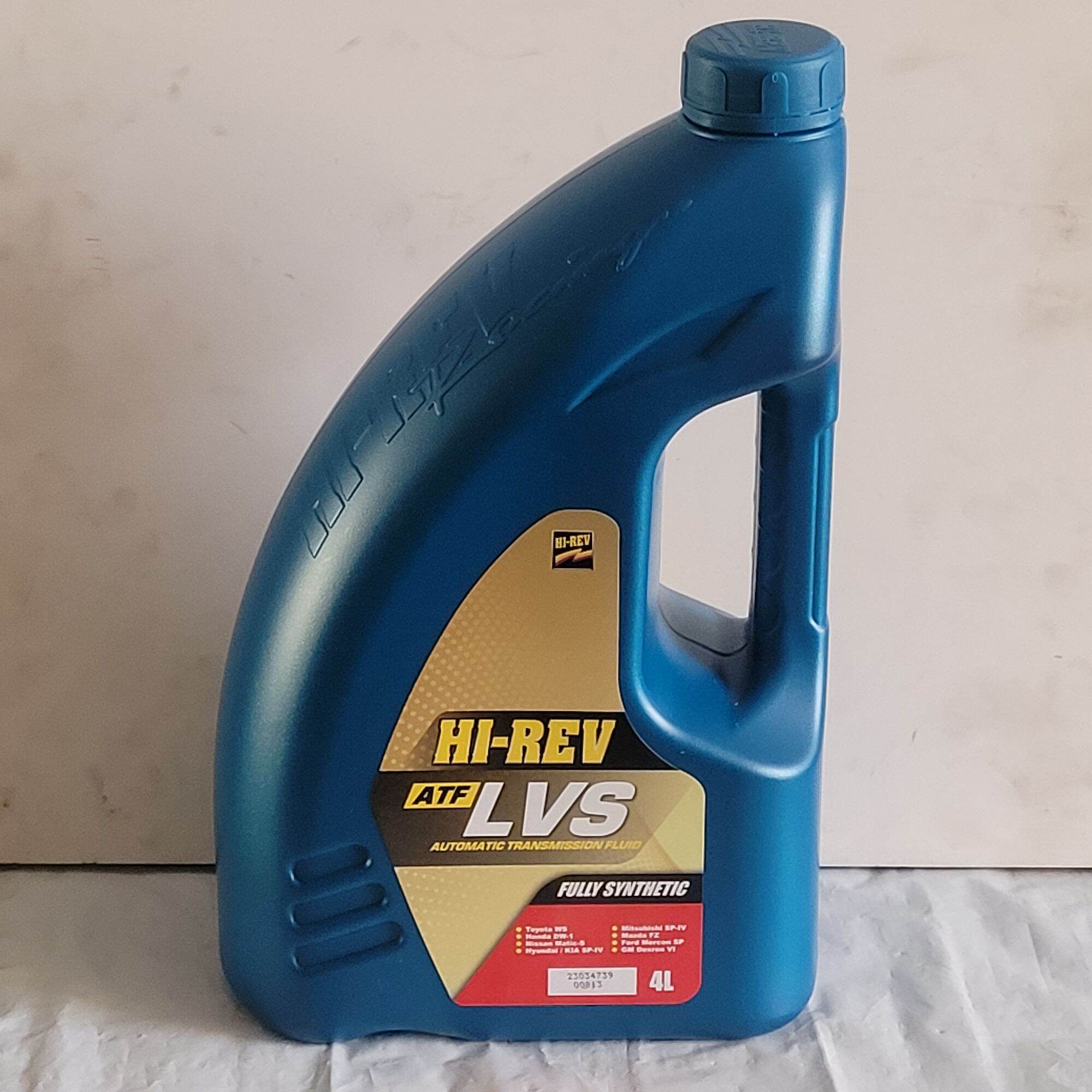 Hi Rev Auto Oil Atf Lvs Ws Auto Transmission Fluid Fully Synthetic L