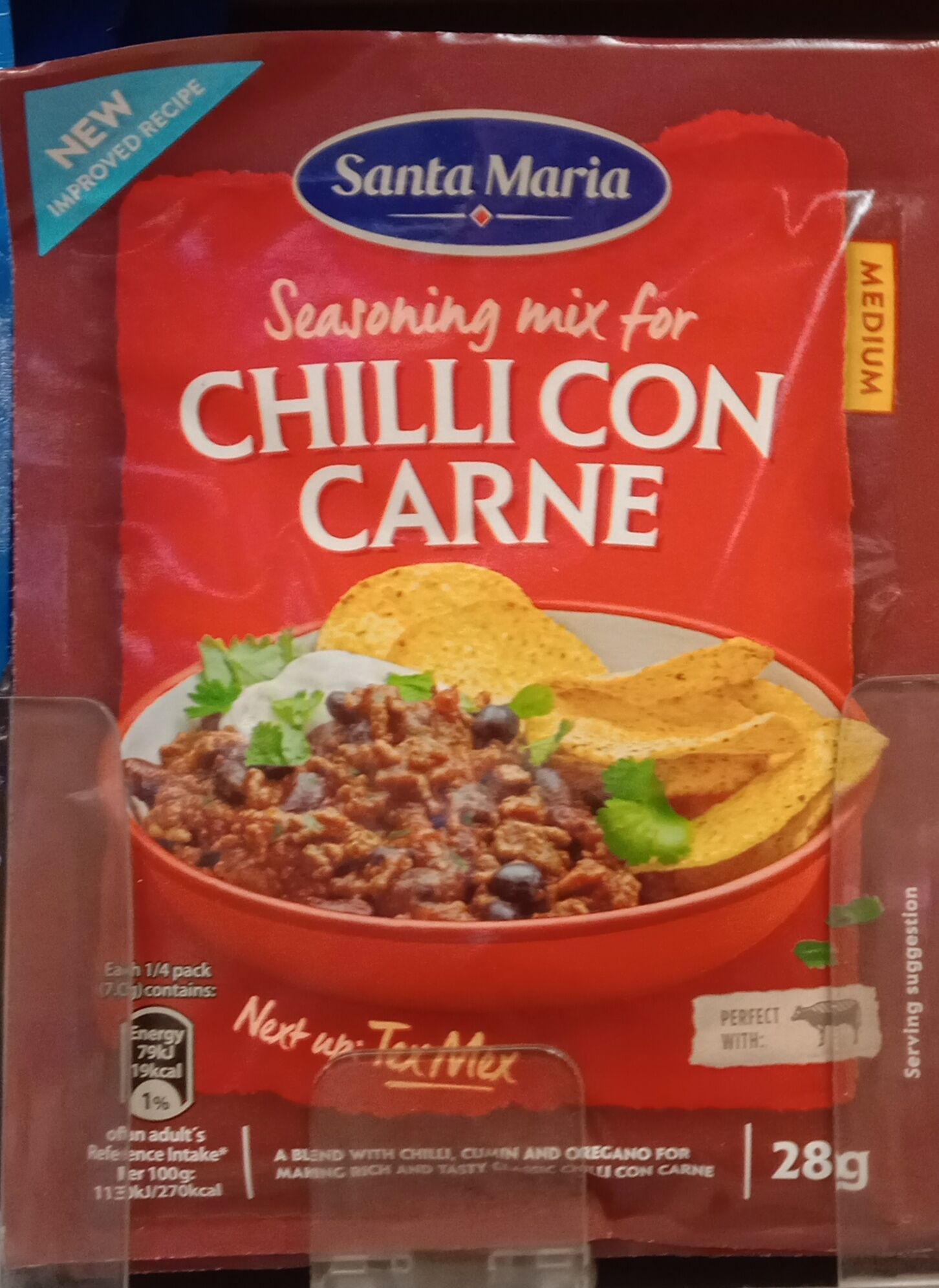 Santa Maria Chilli Con Carne Seasoning Mix 28g Lazada