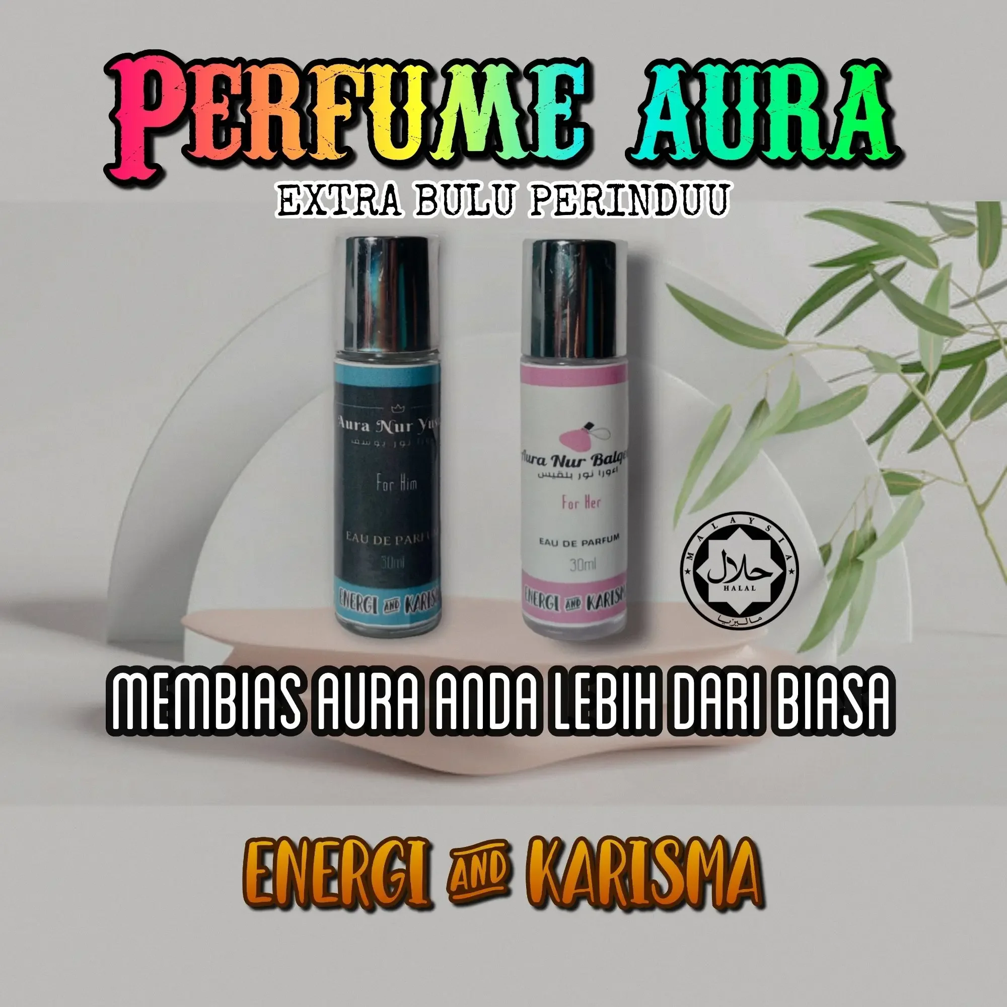 Perfume aura perindu bamboo (for him)untuk lelaki