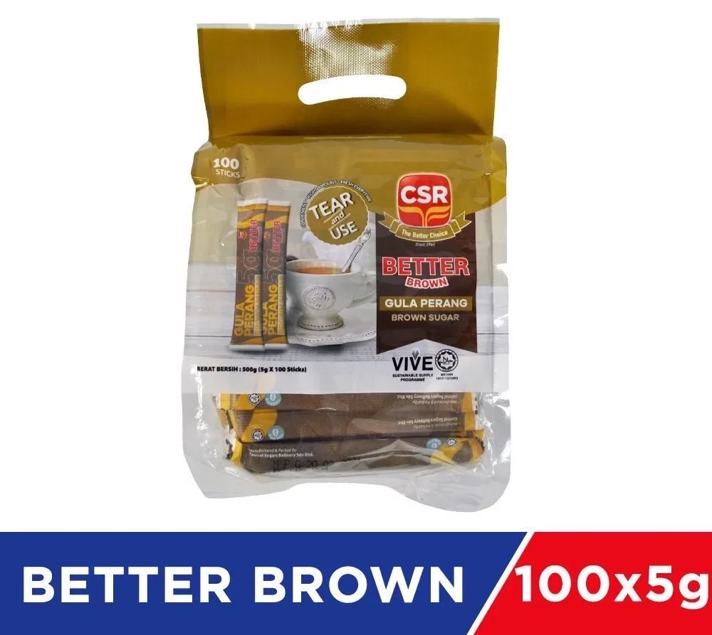 CSR Better Brown Sugar Stickpack 100 Sticks x 5g