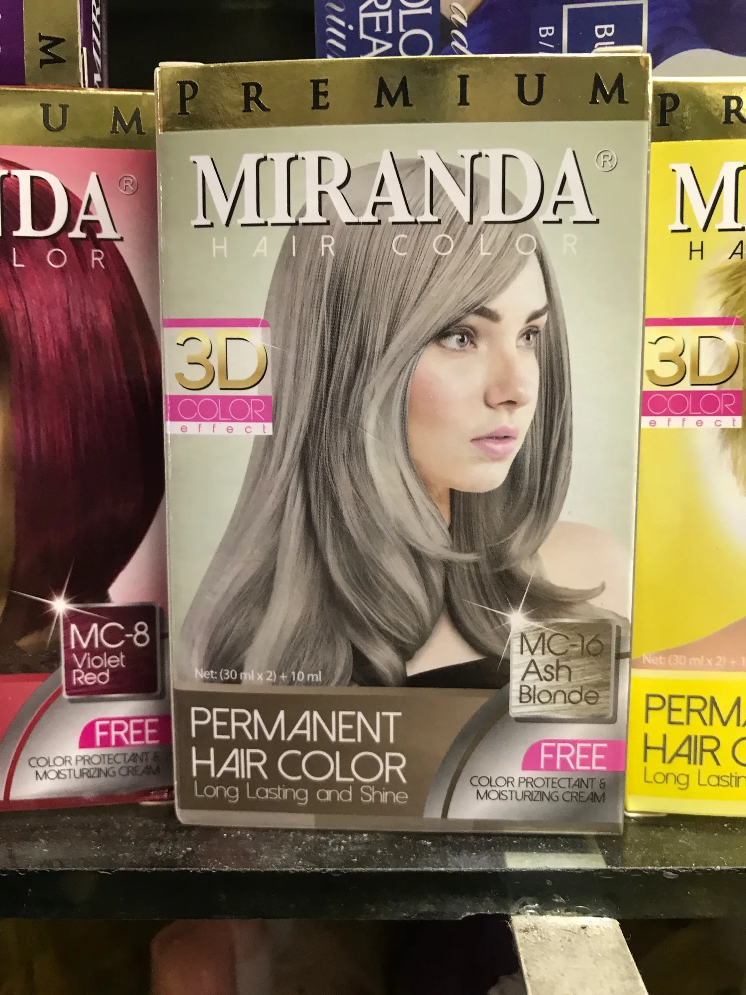 Ash blonde-Miranda hair colour (30ml*2+10ml)