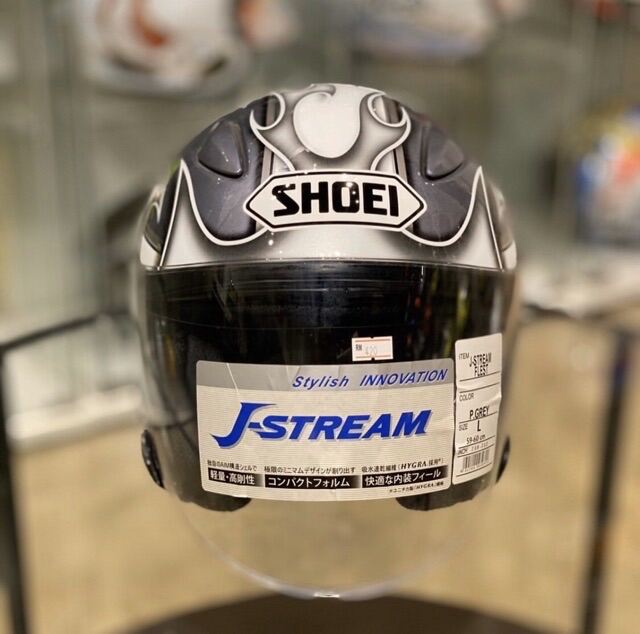 Shoei Jstream Flest Grey Grey Open Face Helmet One Size