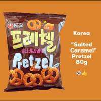 网红爆款 焦糖蝴蝶脆饼 Korea Nongshim Salted Caramel Pretzel 80g