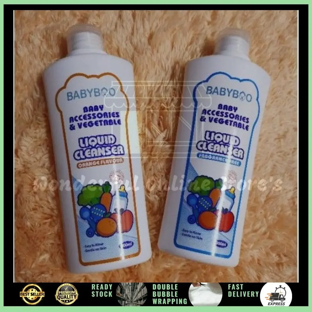 Babyboo Baby Accessories & Vegetable Liquid Cleanser 300ml Cecair Pencuci Botol dan Puting Susu Baby Bottle Wash