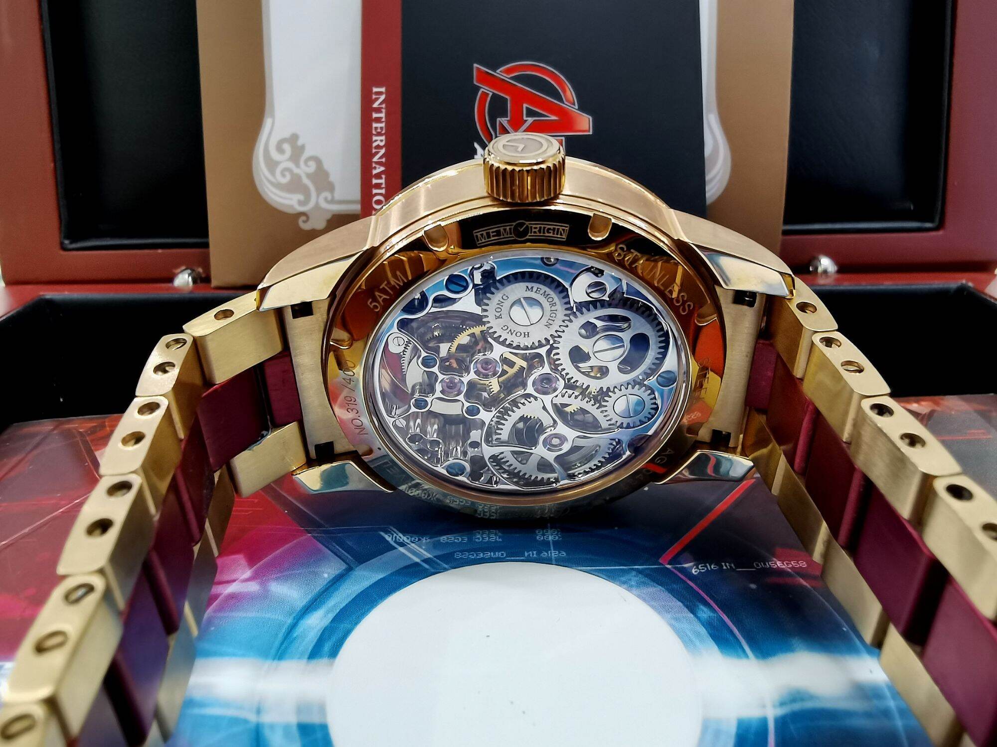 RARE LAST PIECE IN MALAYSIA Memorigin Tourbillion Iron Man Watch