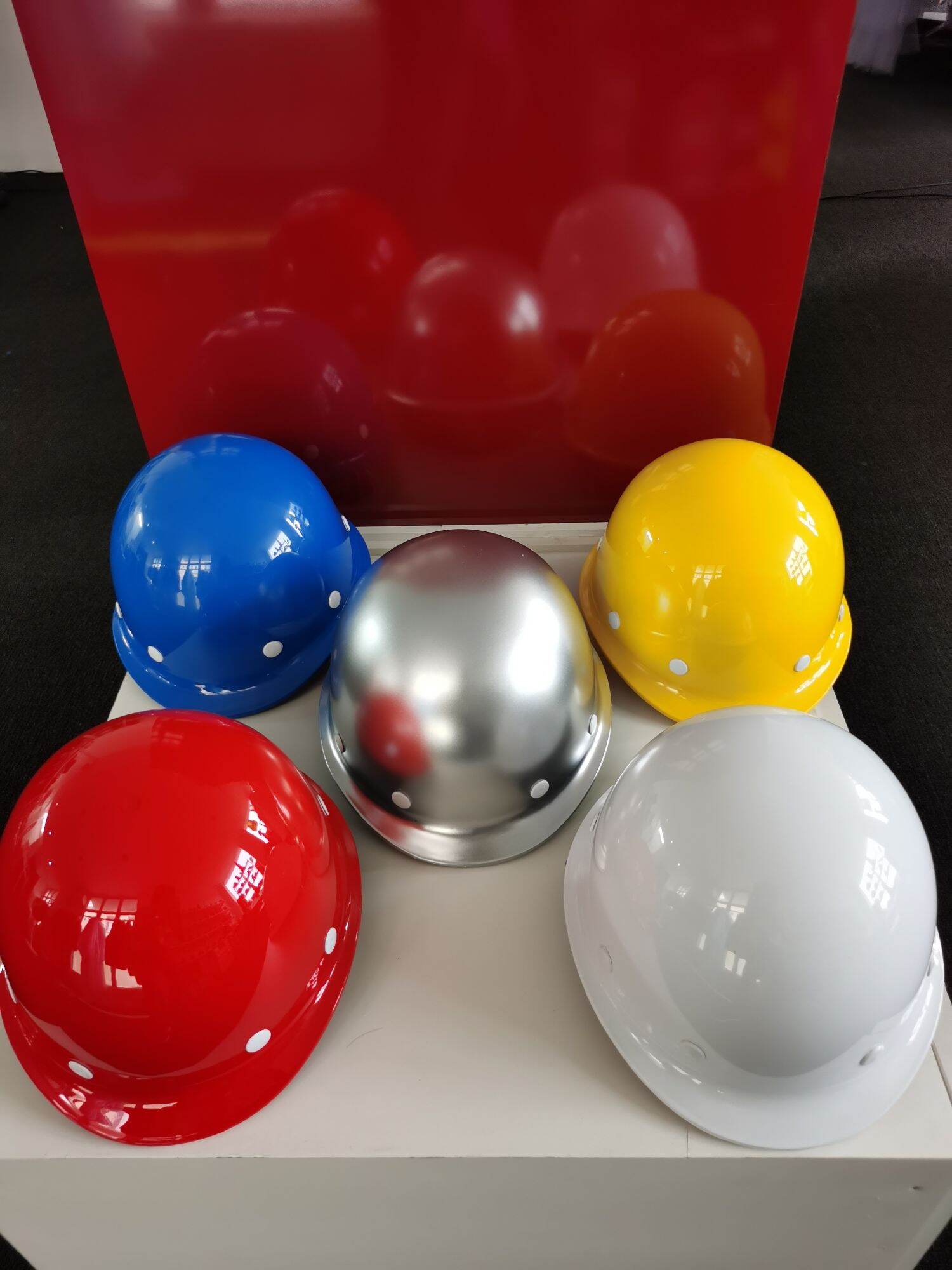 Safety Helmet - Tanizawa, Fiberglass, Ratchet knob adjustable, Lightweight.