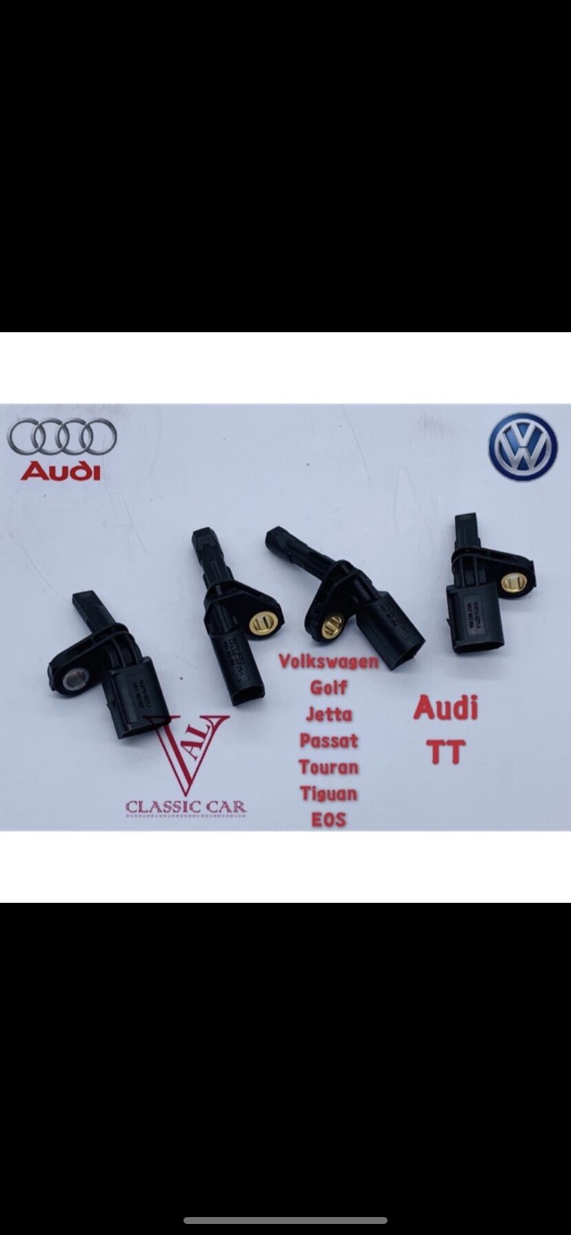 Unique Bargains ABS Wheel Speed Sensor Front Left Right ABS Sensor Anti Lock Braking System Sensor No 7m0927807c 1048603 For Vw Sharan 1995 2000