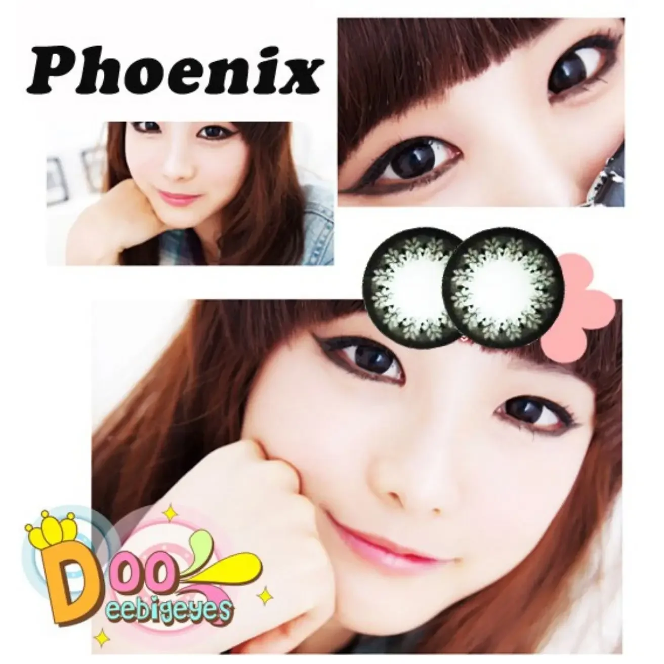 Original Phoenix Black 16mm bigeyes Contact Lens