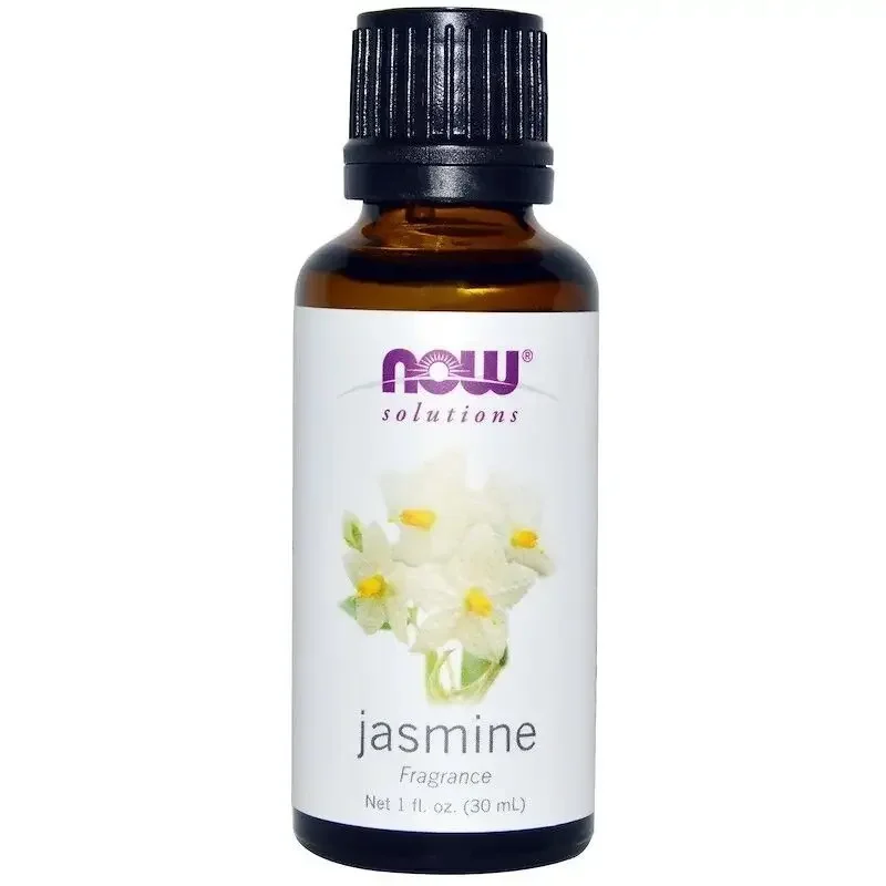 NOW Jasmine Essential Oil Romantic Aromatherapy Steam Distilled 100% Pure Vegan