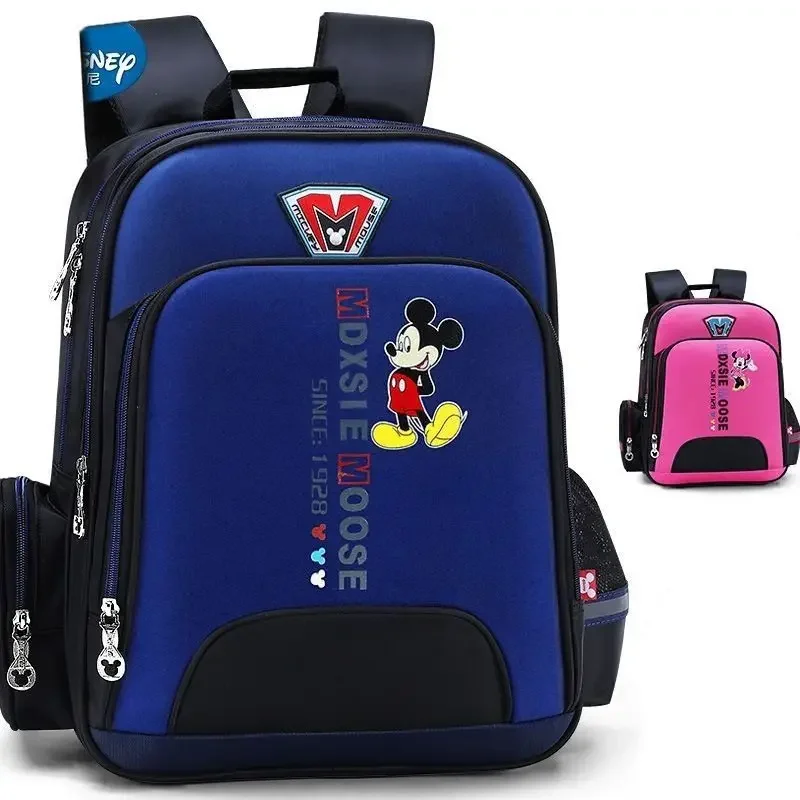 Mickey Minnie Children Kids School Bag Backpack Reflection Waterproof Primary School Beg Kanak-kanak