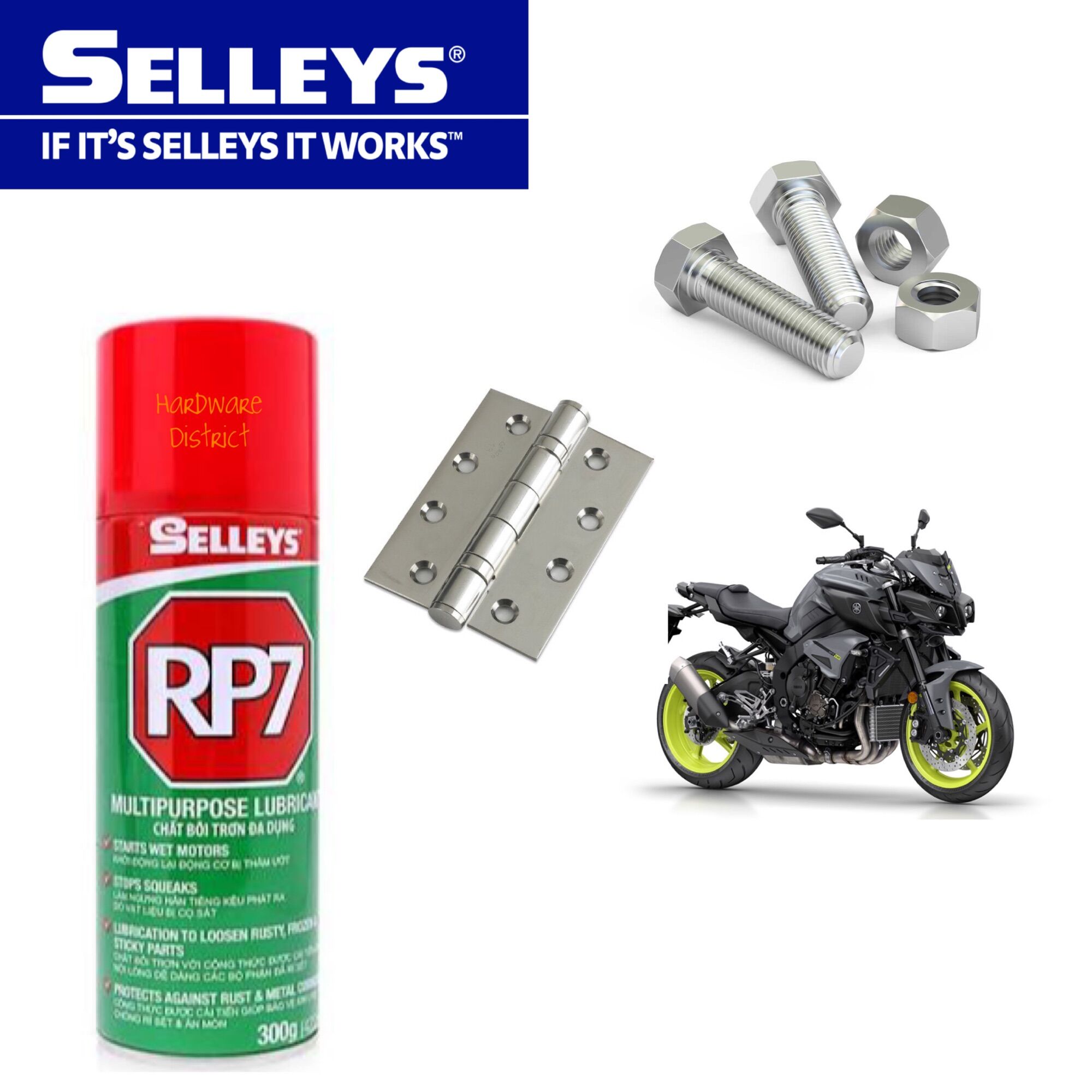 [100% ORIGINAL] SELLEYS RP7 MULTIPURPOSE LUBRICANT (300G) [ONLY FOR ...