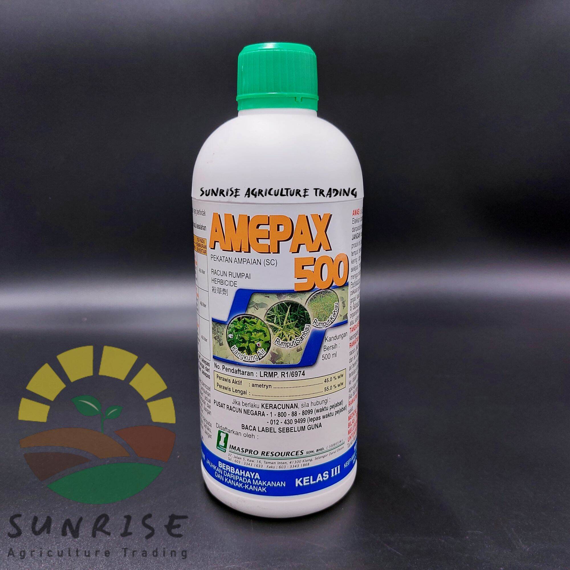 500ml Amepax 500 Ametryn Racun Rumput Degil Racun Susu Racun Rumpai