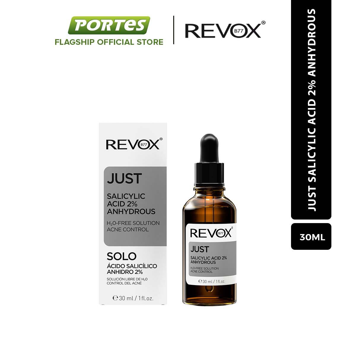 REVOX B77 JUST Salicylic Acid 2 Аnhydrous (30ml) Lazada