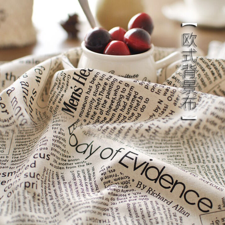 Retro English Newspaper Napkin Artistic Posing And Photograph Background Food Photography Background Prop Cloth English Cloth Photo Background Lazada