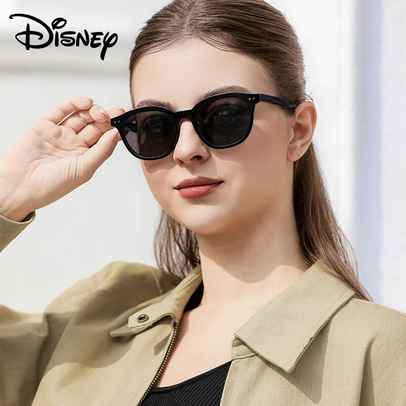 Disney Vintage Round Thick Cellulose Acetate Sunglasses for Men Women Couple Polarized UV400 Protection Sun Glasses Anti-UV Eyewear Fashion Shades for Vacation Cycling Daily Street Wear ราคา 1,593 บาท*ส่งฟรี