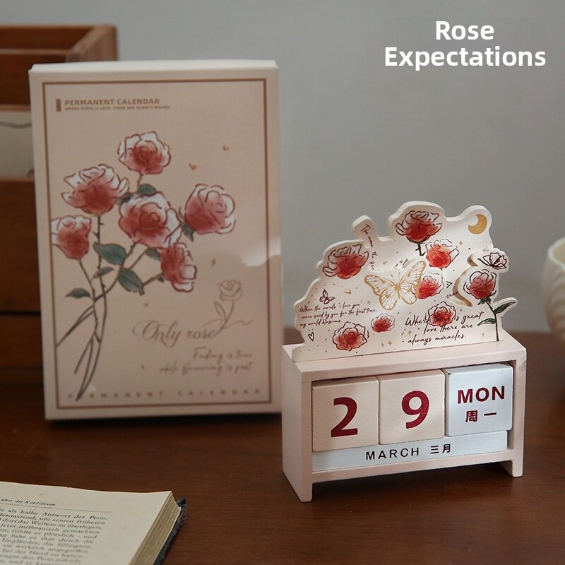 Creative Desktop Gift Calendar Building Blocks 2026 Year Design