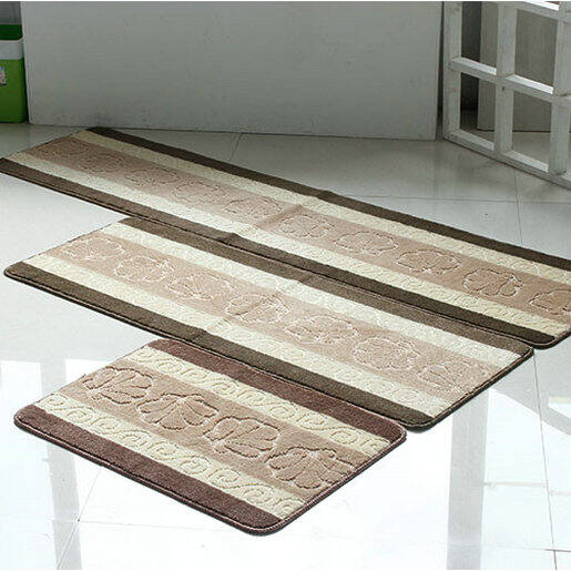 Strip Kitchen Floor Mat Anti-slip Oil Resistant Kitchen Rug Bedroom ...