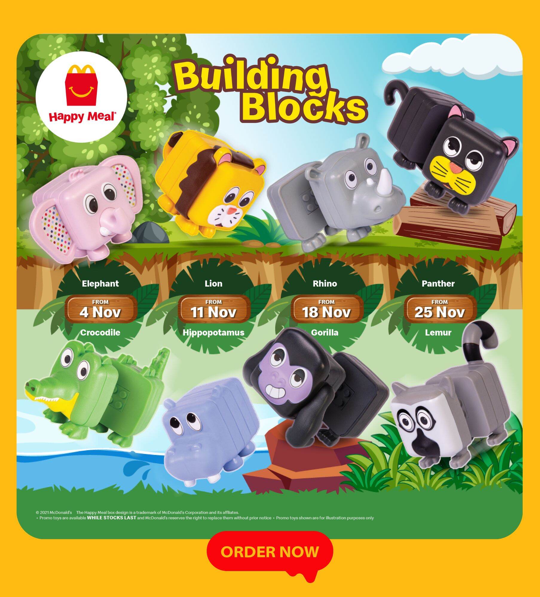 Building blocks sales mcdonalds