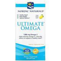 Nordic Naturals Ultimate Omega Great Lemon 60 / 120 Soft Gels (640 mg per Soft Gel)