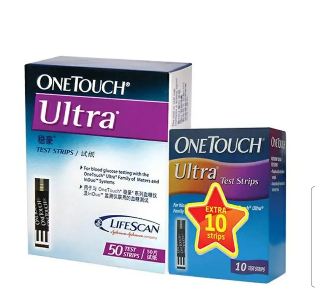 One Touch Ultra Test Strips 50's FOC 10's