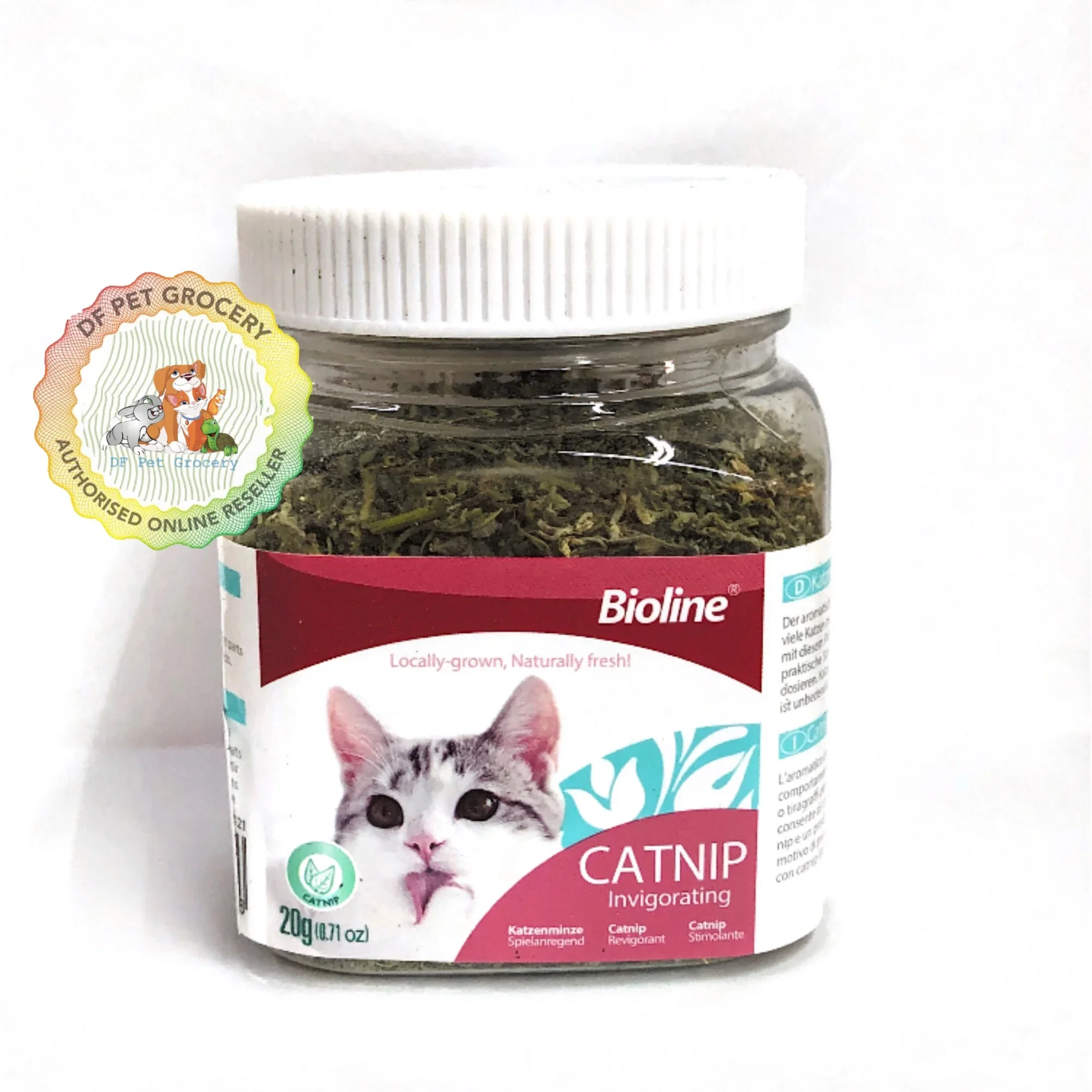 Bioline Catnip Leaves for Cats , Catnip Invigorating (20g (0.71 oz))